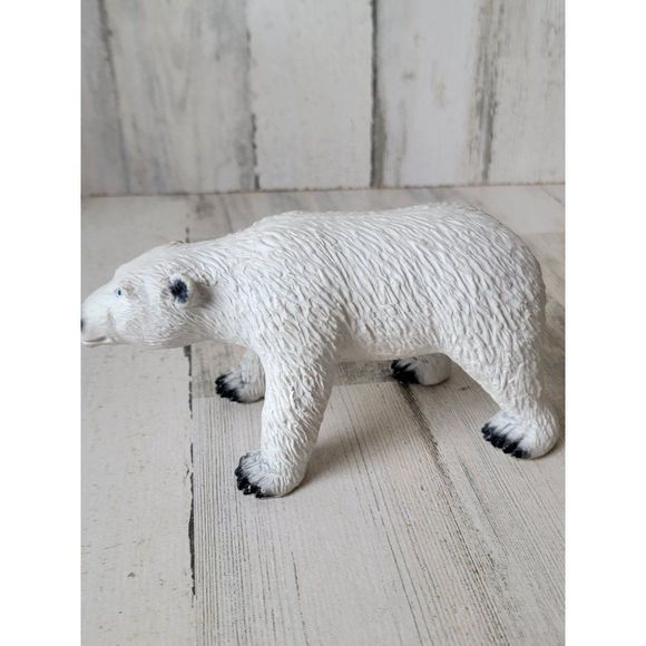 Rubber toy‎ polar bear white Antarctica figure squish - Picture 6 of 11